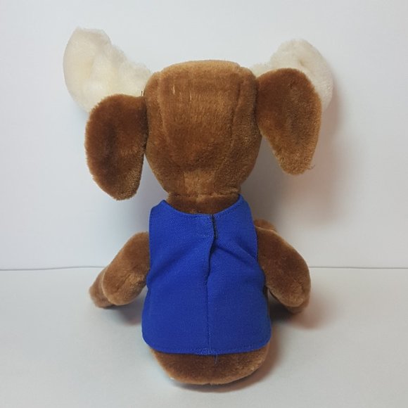 Vintage 1990s DR OETKER Moose Plush Stuffed Animal Promotional Mousse Pudding - Picture 6 of 14
